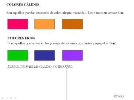 Colores frios y cálidos | PLASTIC QUINTO