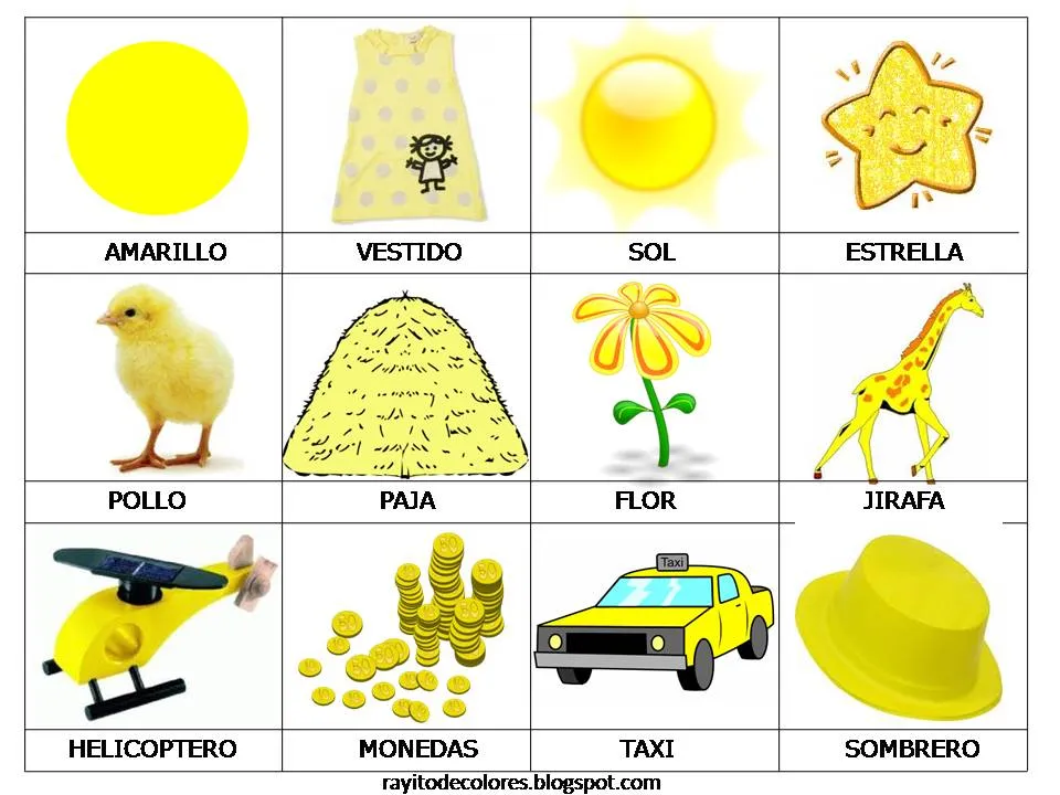 Colores - Imágenes | Rayito de Colores
