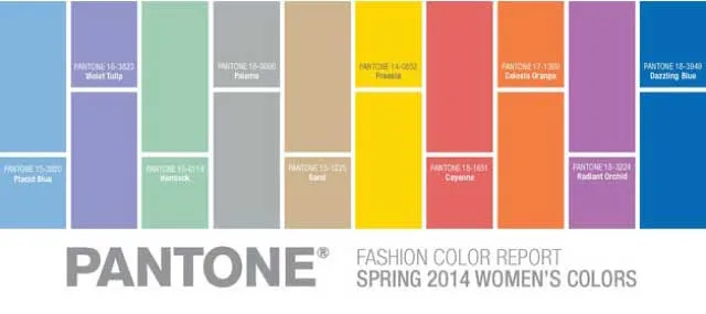Los colores de moda para la primavera 2014, el color report de ...