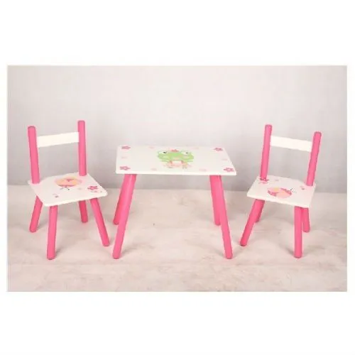 De colores con sillas para los niños-Mesas de madera ...