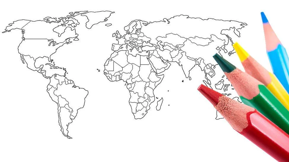 Es cierto que 4 colores son suficientes para pintar cualquier mapa sin que ningún país vecino tenga el mismo color? ¿Y por qué importa? - BBC News Mundo Es cierto que 4 colores son suficientes para pintar cualquier mapa sin que ningún país vecino tenga el mismo color? ¿Y por qué importa? - BBC News Mundo