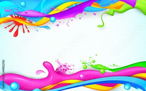 Colorful Splash in Holi Wallpaper" Imágenes de archivo y vectores ...