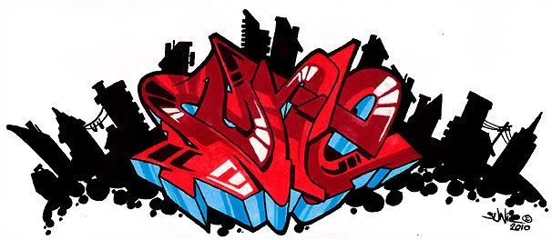 Colorful Wildstyle Graffiti Collection with 3D Effect / Graffiti ...