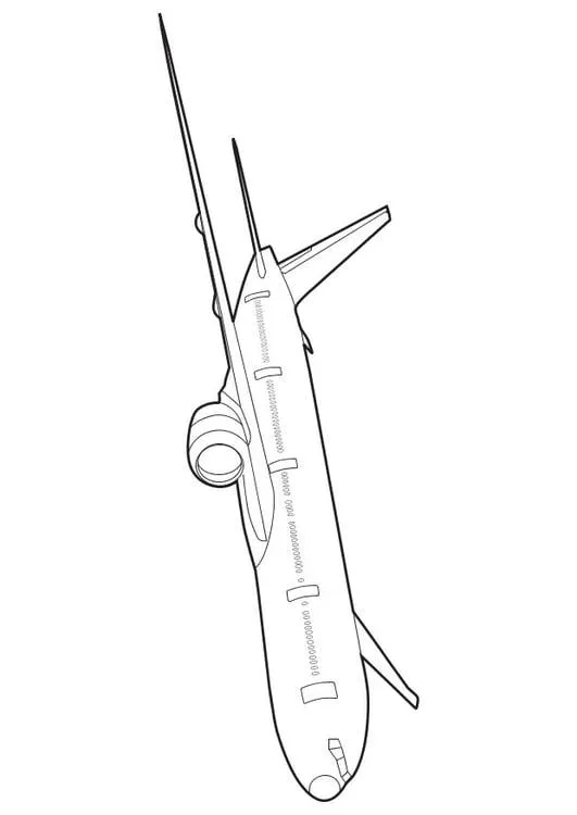 Coloriage un boeing_777 - img 10266