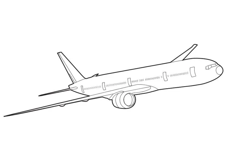 Coloriage un boeing_777 - img 10266