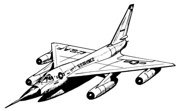 Coloriage Hustler - avion - img 16027