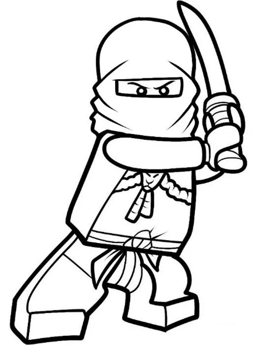 ninja go kai Coloriage