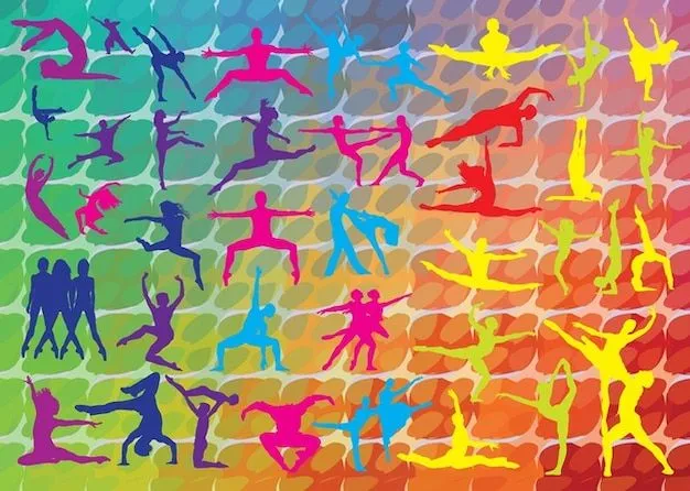 coloridos gráficos de baile | Descargar Vectores gratis coloridos gráficos de baile | Descargar Vectores gratis