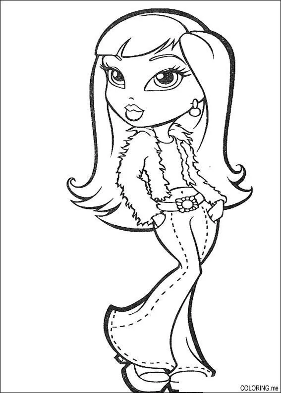 Coloring page : Bratz jeans 2 - Coloring.me Coloring page : Bratz jeans 2 - Coloring.me