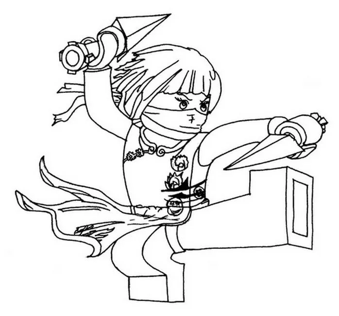 Malvorlagen Ninjago : Nya 8