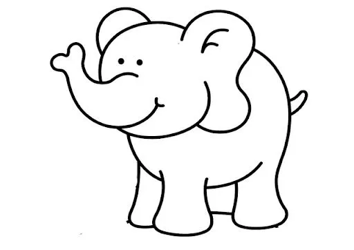 Coloring pages » ELEPHANT COLORING