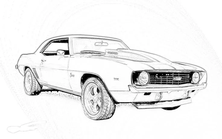 Camaro Coloring Pages e1368129510718 Awesome Printable Cars ...