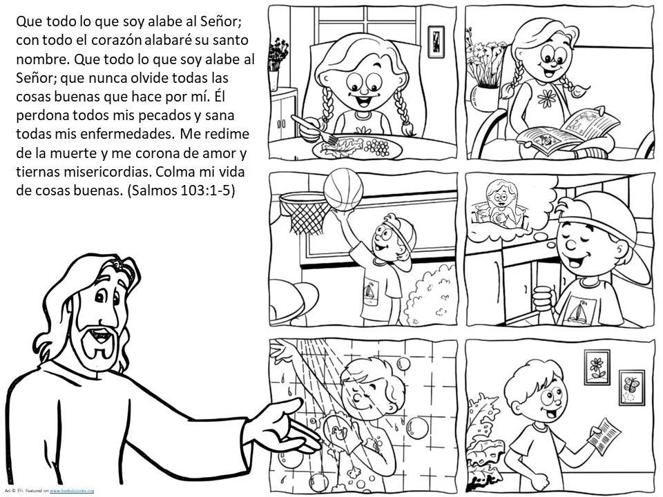 Coloring pages / Paginas para pintar – Page 4 – Free Kids Stories