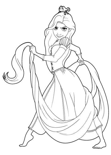 Coloring Pages: "Tangled" Free Printable Coloring Pages of ...