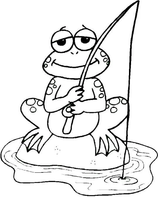 Desenho de sapo para colorir. Muitos animais para colorir ... Desenho de sapo para colorir. Muitos animais para colorir ...