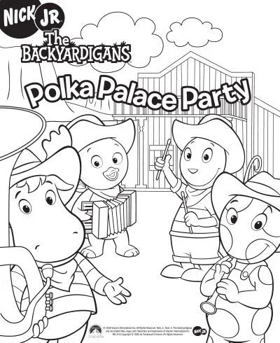 Colorir Imagens : Pintar o backyardigans Colorir Imagens : Pintar o backyardigans