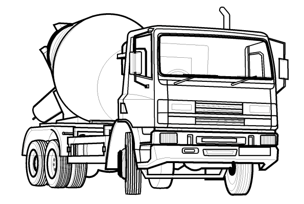 Colouring Pages Of Lorry - ClipArt Best