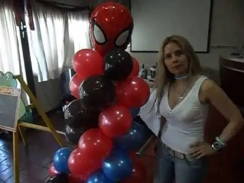 COLUMNA EN GLOBOS DE SPIDERMAN POR PROFESORA GRACIELA NOEMI ... COLUMNA EN GLOBOS DE SPIDERMAN POR PROFESORA GRACIELA NOEMI ...