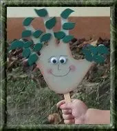 Jardín Infantil.com Títere de un Arbol en Foamy; Guías de ...