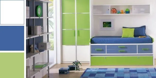 Combinaciones de colores para habitaciones de varones ...