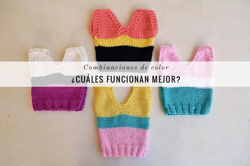 Cómo combinar colores en punto. | Pearl Knitter