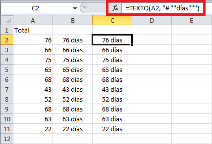 Combinar texto y números en una celda - Excel Total Combinar texto y números en una celda - Excel Total