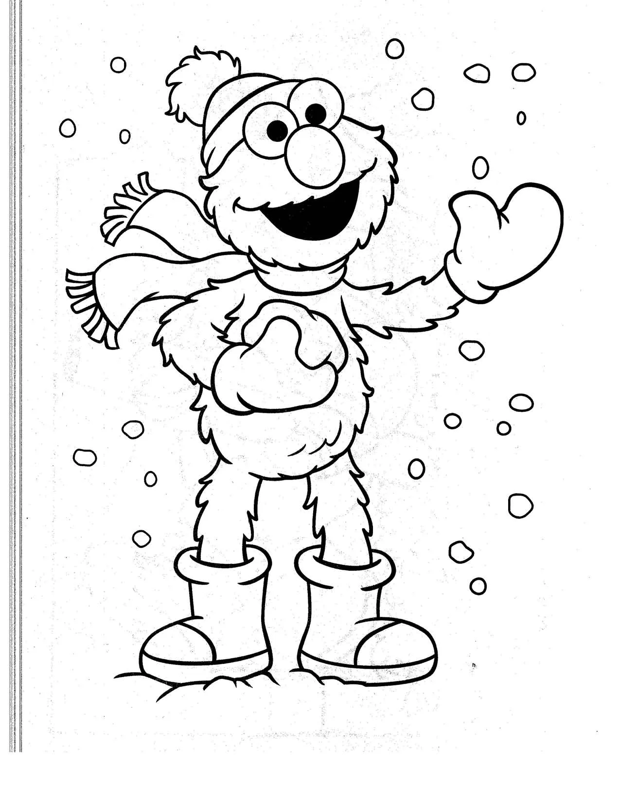 El come galletas Colouring Pages