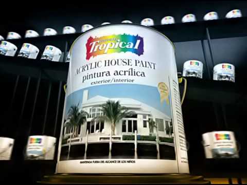 COMERCIAL PINTURAS TROPICAL: "PINTA TU VIDA DE PREMIOS" 2012 - YouTube