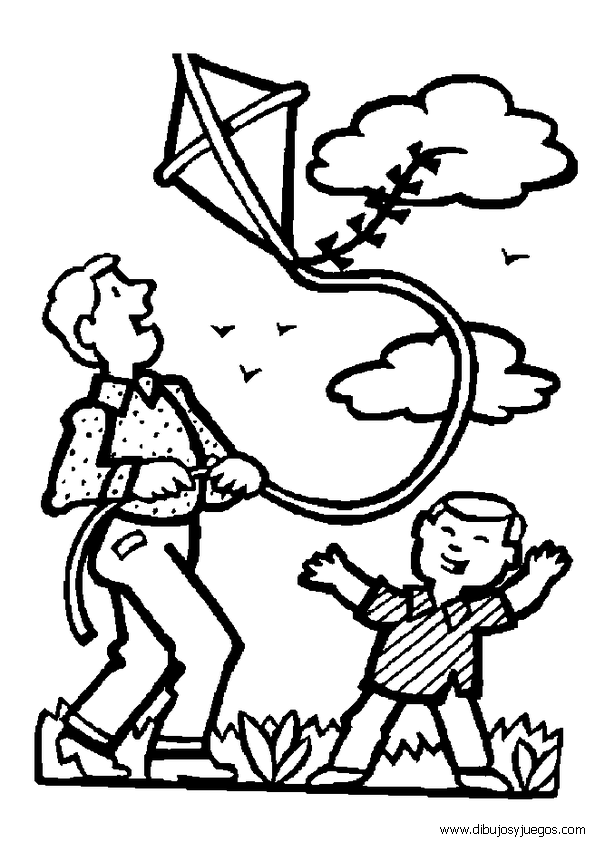 dibujos-de-cometas-008 | Dibujos y juegos, para pintar y colorear