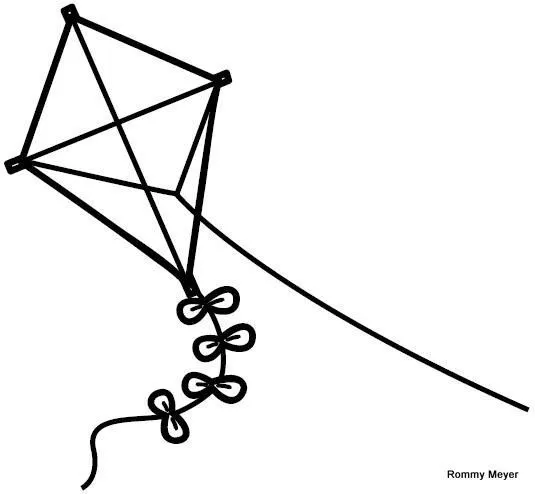 Cometas para pintar - Imagui | Pascua y primavera | Pinterest ...