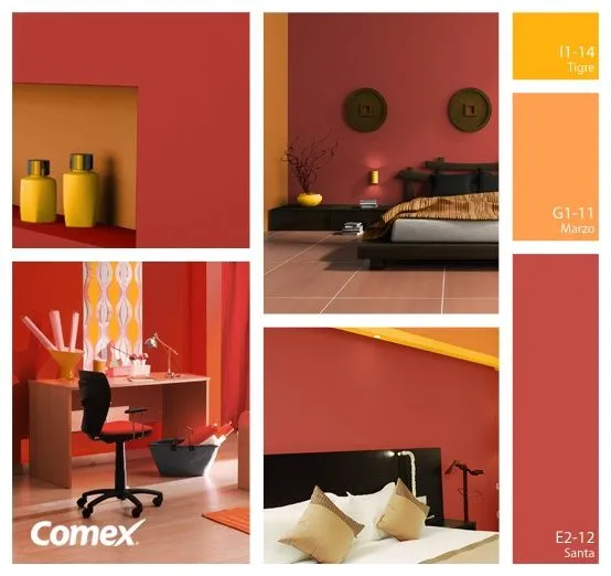 Comex Comex Comex/ Colores cálidos para una decoración acogedora y ... Comex Comex Comex/ Colores cálidos para una decoración acogedora y ...