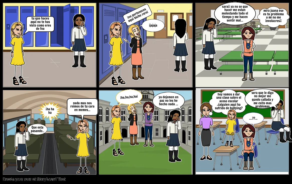 comic bullyn Storyboard por dannaom