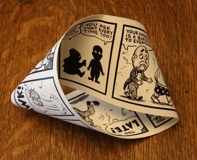 Un comic en una cinta de Moebius, por Jim Woodring | BlogZup 2.0 Un comic en una cinta de Moebius, por Jim Woodring | BlogZup 2.0