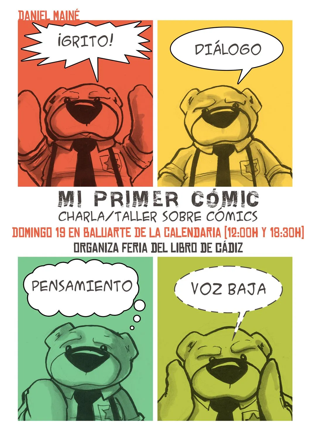 CHARLA/TALLER de cómic GRATUITO para NIÑOS! ~ DANIEL MAINE CHARLA/TALLER de cómic GRATUITO para NIÑOS! ~ DANIEL MAINE