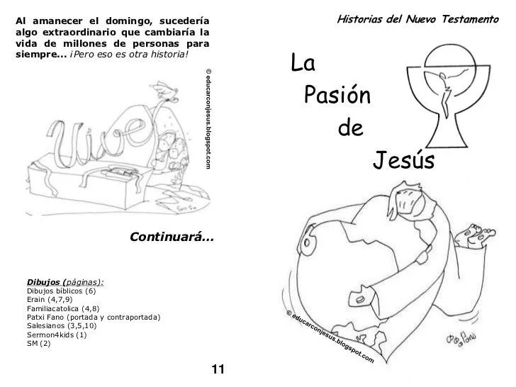 Cómic la Pasión de Jesús
