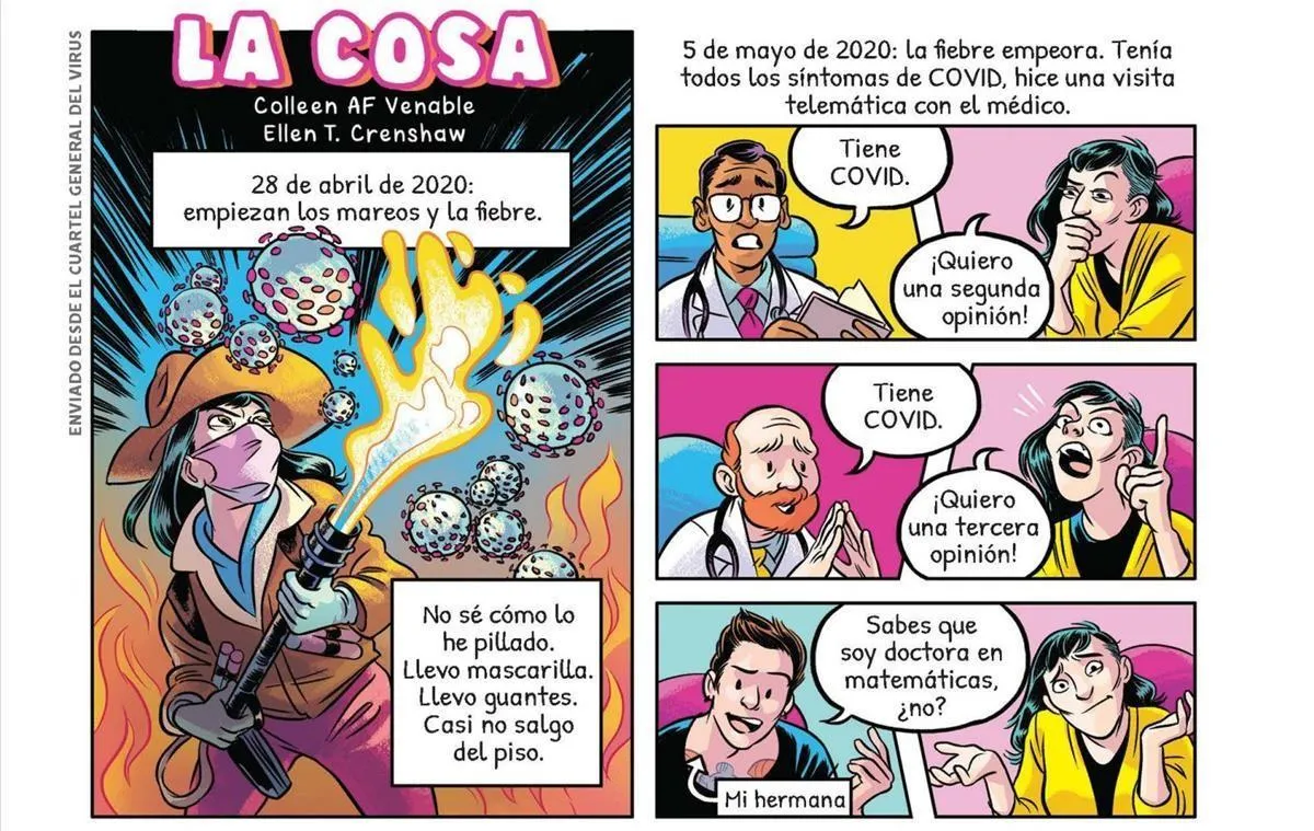 El cómic periodístico dibuja la crisis del covid, por Anna Abella El cómic periodístico dibuja la crisis del covid, por Anna Abella