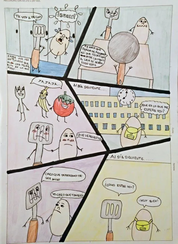 Comics contra el bullying | plasticavisualmajerez Comics contra el bullying | plasticavisualmajerez