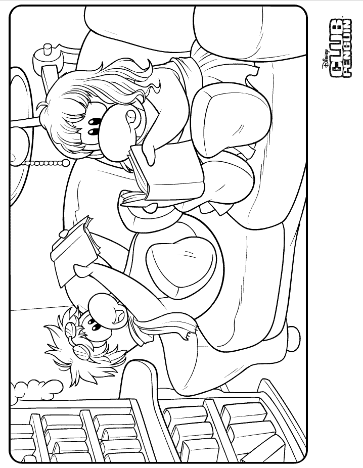Comics , wallpapers y dibujos para colorear de Club Penguin
