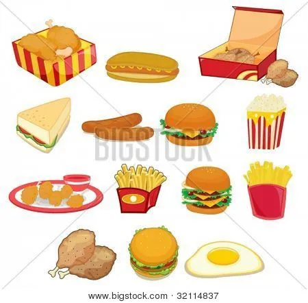Comidas animadas - Imagui