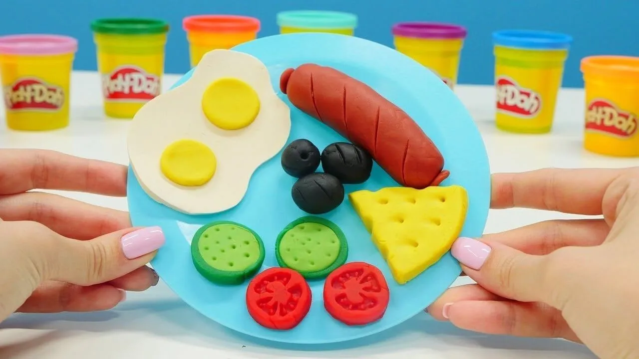 Cómo hacer comida con plastilina