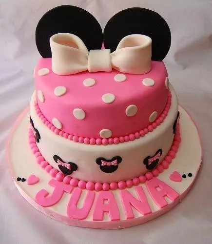 Comidas Decoradas: Torta decoración Minnie