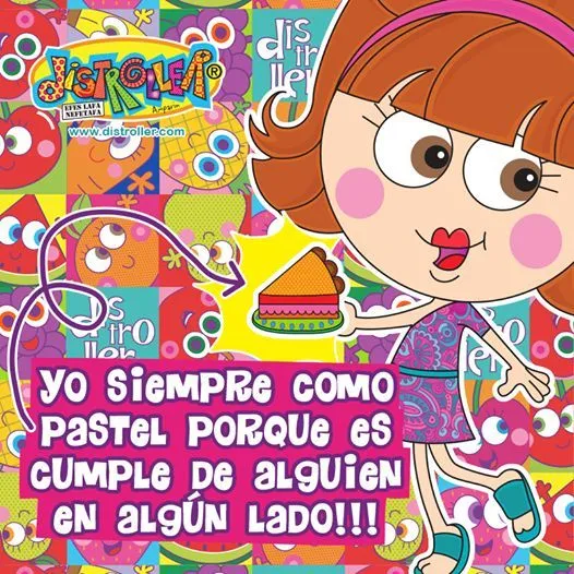 Comiendo pastel por el cumple de alguien!! | La Puritita Neta ...