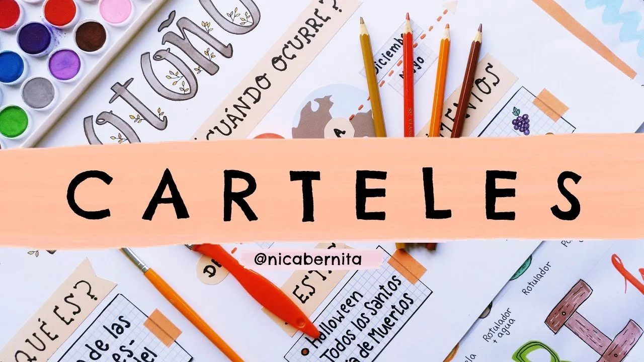 CÓMO HACER CARTELES PARA EXPOSICIONES ❤ LETRAS BONITAS para TÍTULOS GRANDES - YouTube CÓMO HACER CARTELES PARA EXPOSICIONES ❤ LETRAS BONITAS para TÍTULOS GRANDES - YouTube