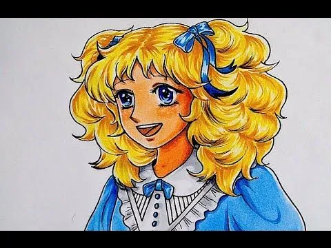 CÓMO DIBUJAR A CANDY CANDY CON COPIC COLORS - YouTube CÓMO DIBUJAR A CANDY CANDY CON COPIC COLORS - YouTube