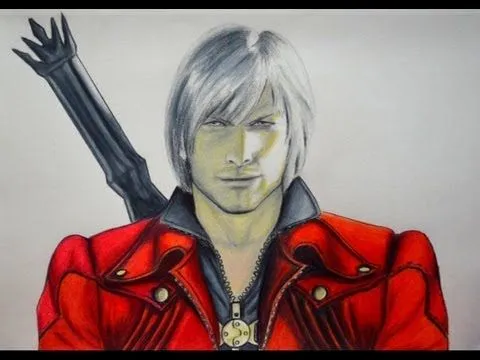 CÓMO DIBUJAR A DANTE (DEVIL MAY CRY) - YouTube