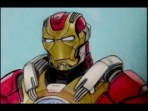 CÓMO DIBUJAR A IRONMAN / DIBUJAR AL HOMBRE DE HIERRO - YouTube