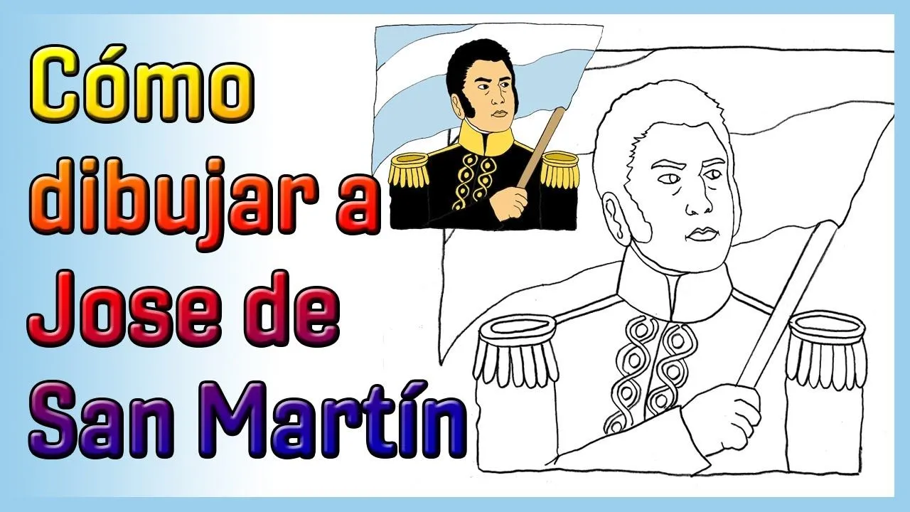 ⚔️Cómo dibujar a JOSE DE SAN MARTIN ⚔️How to draw JOSE DE SAN MARTIN✏️ ⚔️Cómo dibujar a JOSE DE SAN MARTIN ⚔️How to draw JOSE DE SAN MARTIN✏️