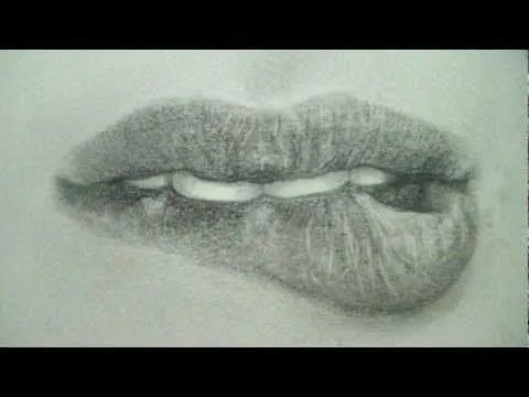 CÓMO DIBUJAR LABIOS REALISTAS / COMO DIBUJAR UNA BOCA SENSUAL ...