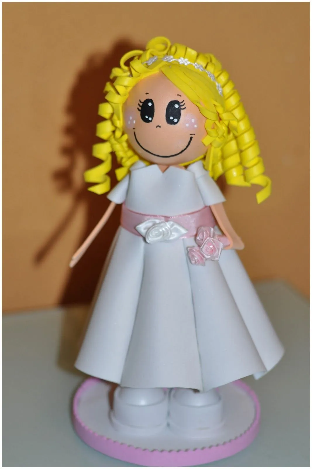 Muñeca fofucha de comunión - Imagui