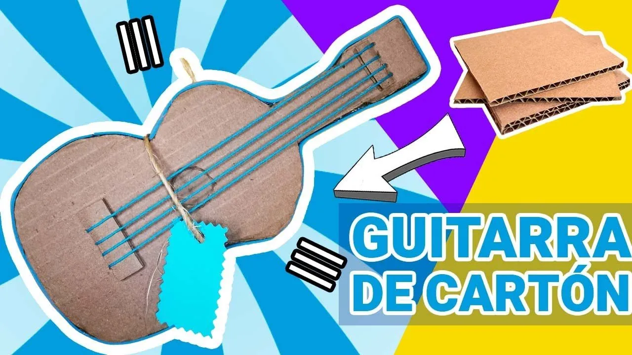 CÓMO HACER UNA GUITARRA DE CARTON | DIY | GUITARRA DE CARTON | MANUALIDADES DE RECICLAJE - YouTube CÓMO HACER UNA GUITARRA DE CARTON | DIY | GUITARRA DE CARTON | MANUALIDADES DE RECICLAJE - YouTube